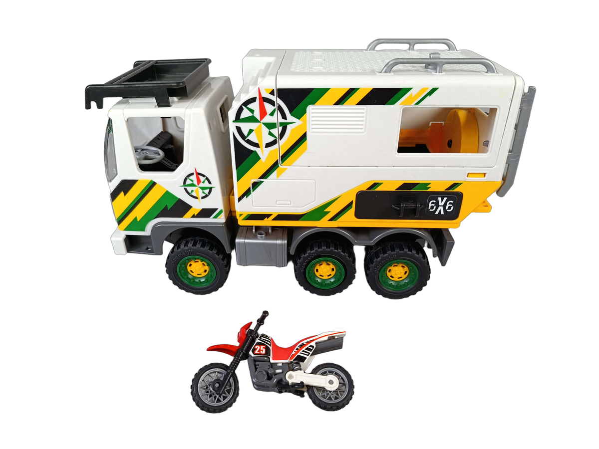 Playmobil Bundle Expeditionstruck 70278 & SEK-Truck 9360 Set von 2 LKW