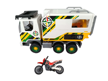 Playmobil Bundle Expeditionstruck 70278 & SEK-Truck 9360 Set von 2 LKW