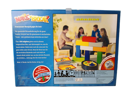Ravensburger Make 'N' Break Brettspiel & Familienspiel, Neuwertig