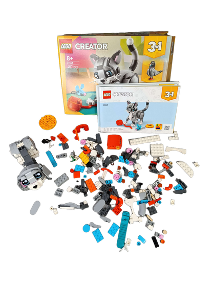LEGO Creator 3-in-1 31163 Graue Katze Hund & Taube Bauset