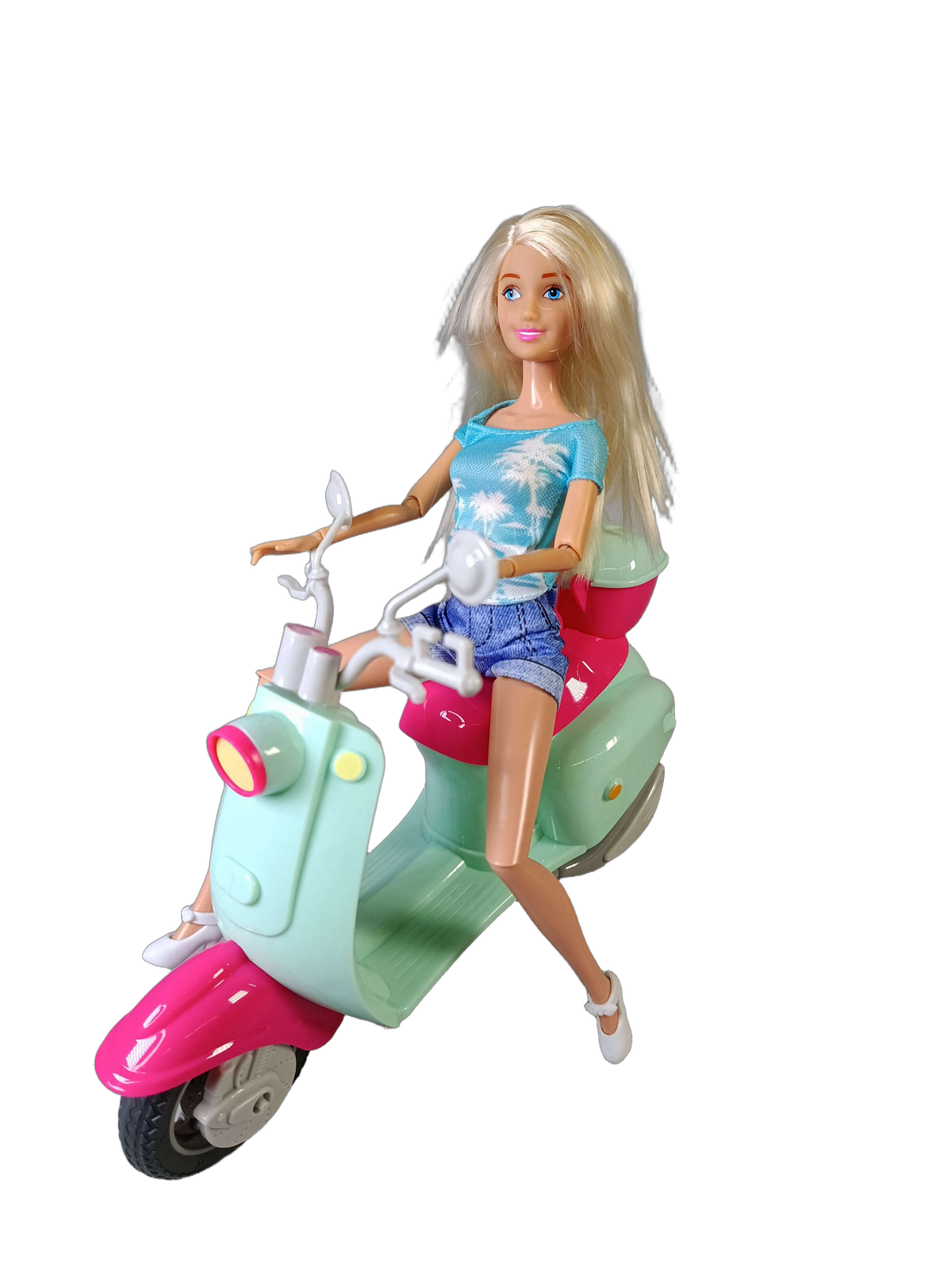 Playtive Modepuppe mit Scooter Puppenset