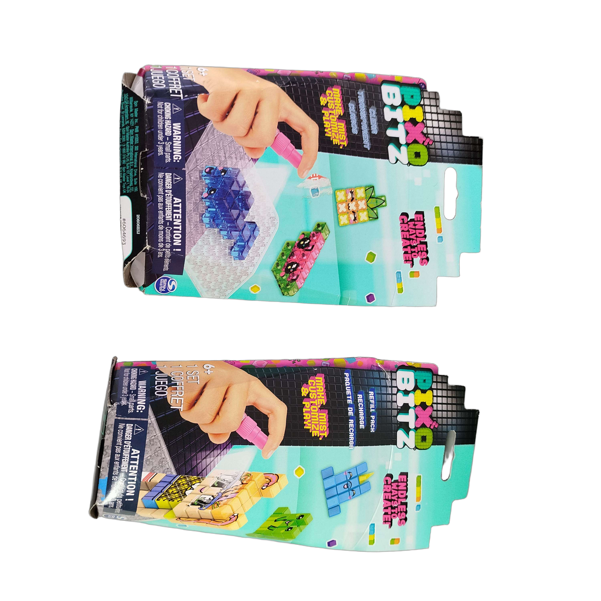 Spin Master Bundle Pixobitz Set von 2 Perlen, Neuwertig