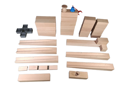 HABA Kugelbahn Bauteile Murmelbahn Holz & Kunststoff Ergänzung