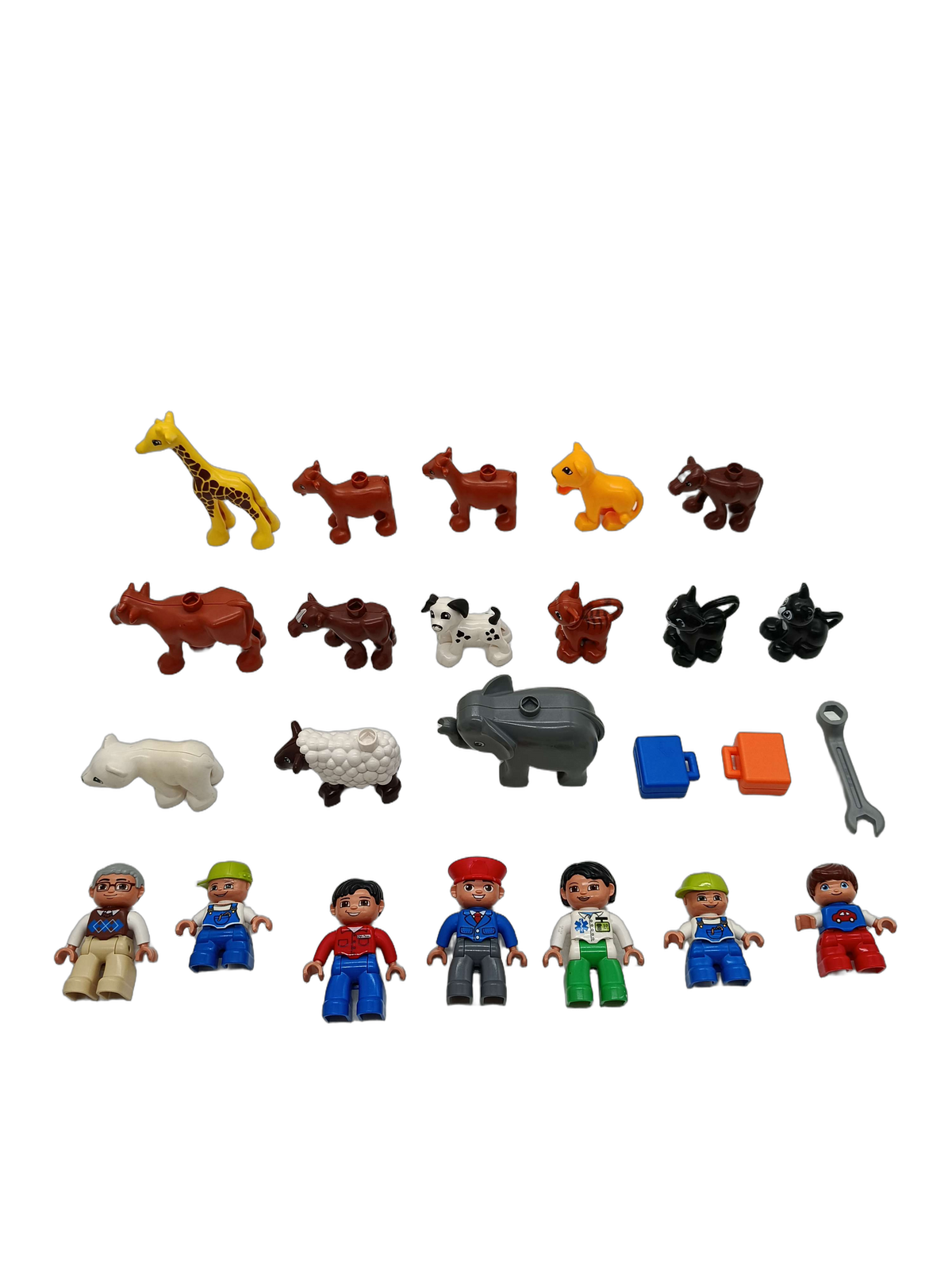 LEGO Bundle Duplo großes Set Figuren & Tiere