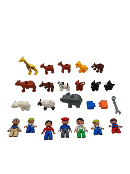 LEGO Bundle Duplo großes Set Figuren & Tiere