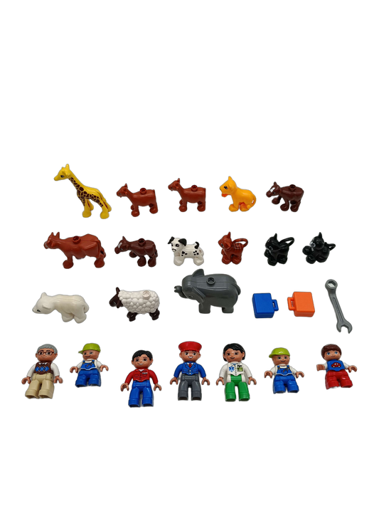 LEGO Bundle Duplo großes Set Figuren & Tiere