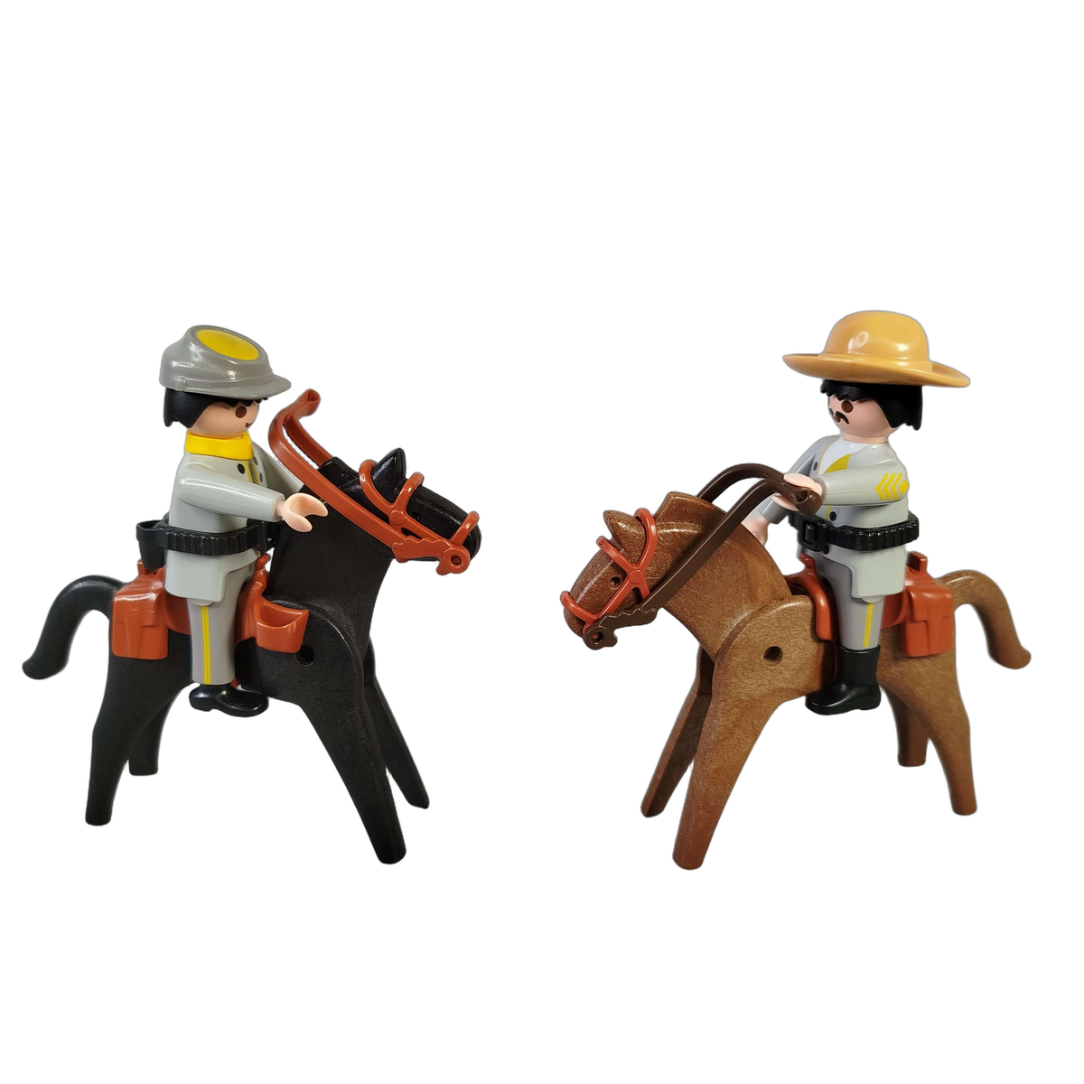 Playmobil Western Soldaten Figuren & Pferde mit Zubehör
