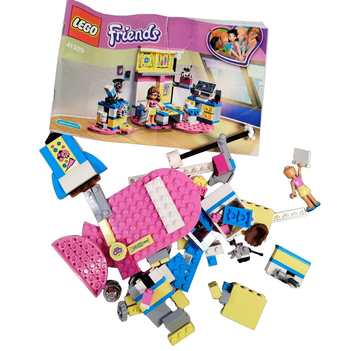 LEGO Bundle Friends 41327 41329 Mia & Olivia Set von 2 Zimmer Bausets