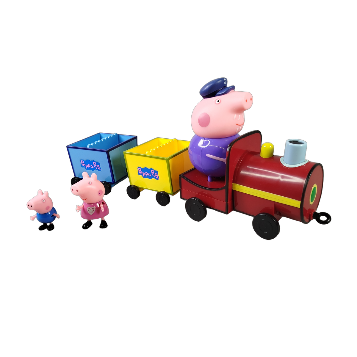 Smyths Toys Peppa Pig Opa Wutz Zug mit 3 Figuren
