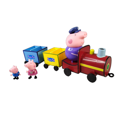 Smyths Toys Peppa Pig Opa Wutz Zug mit 3 Figuren