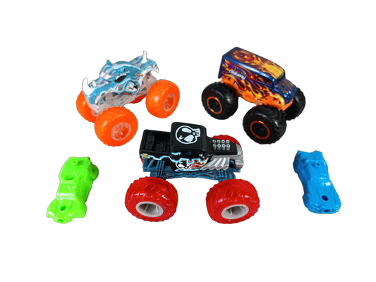 Mattel Bundle Hot Wheels Monster Trucks Set von 3 Monstertrucks