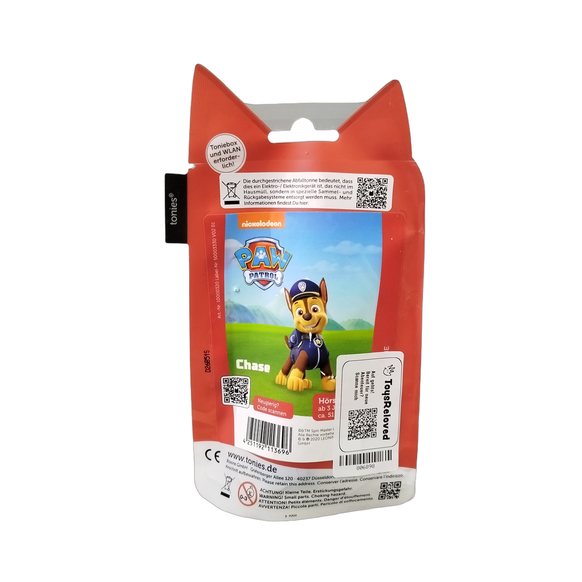 Tonies PAW Patrol Chase – Cold Case Hörfigur für Toniebox, Neuwertig