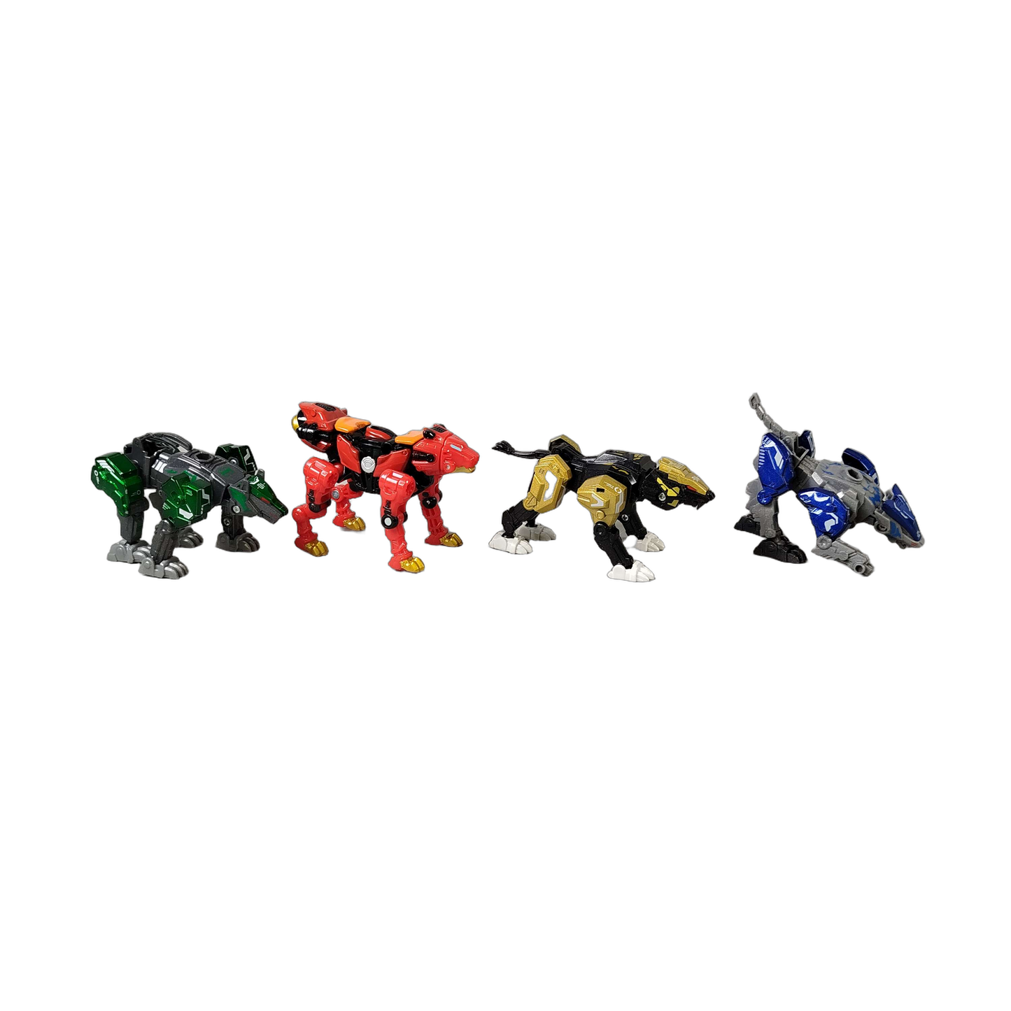 Young Toys Inc. Bundle Mech-Tiere Set von 4 Actionfiguren