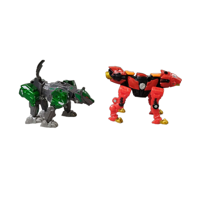 Young Toys Inc. Bundle Mech-Tiere Set von 4 Actionfiguren