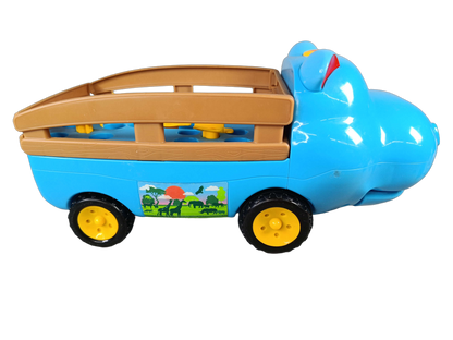 Kiddieland Bundle Safari Nilpferd Set von 6 Rutscher & Tierfiguren