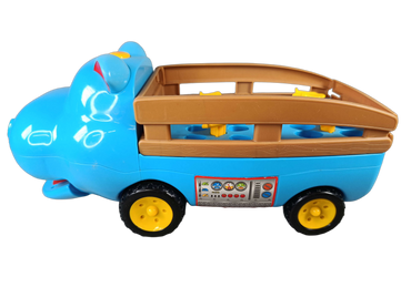 Kiddieland Bundle Safari Nilpferd Set von 6 Rutscher & Tierfiguren