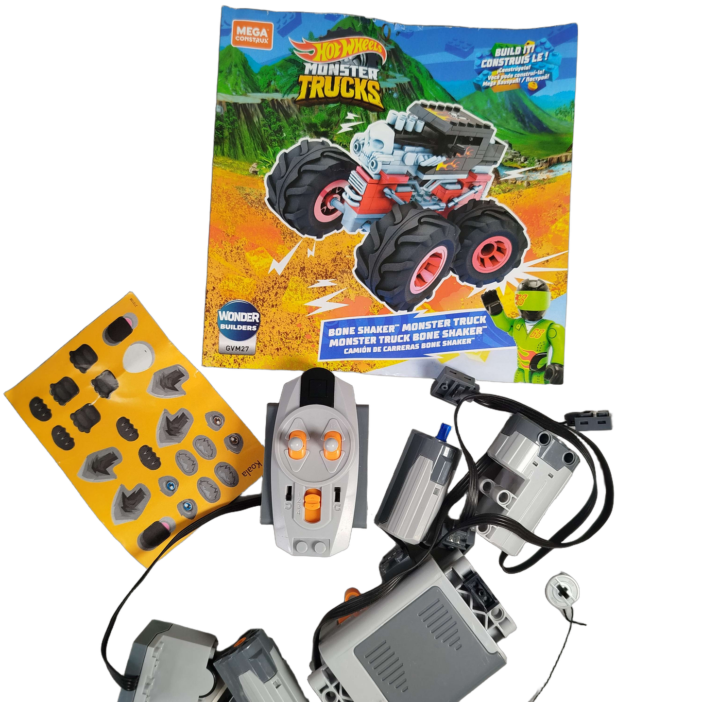 Konvolut Bausteine & Monster Trucks ca. 6,7 kg, ab 6 Jahre