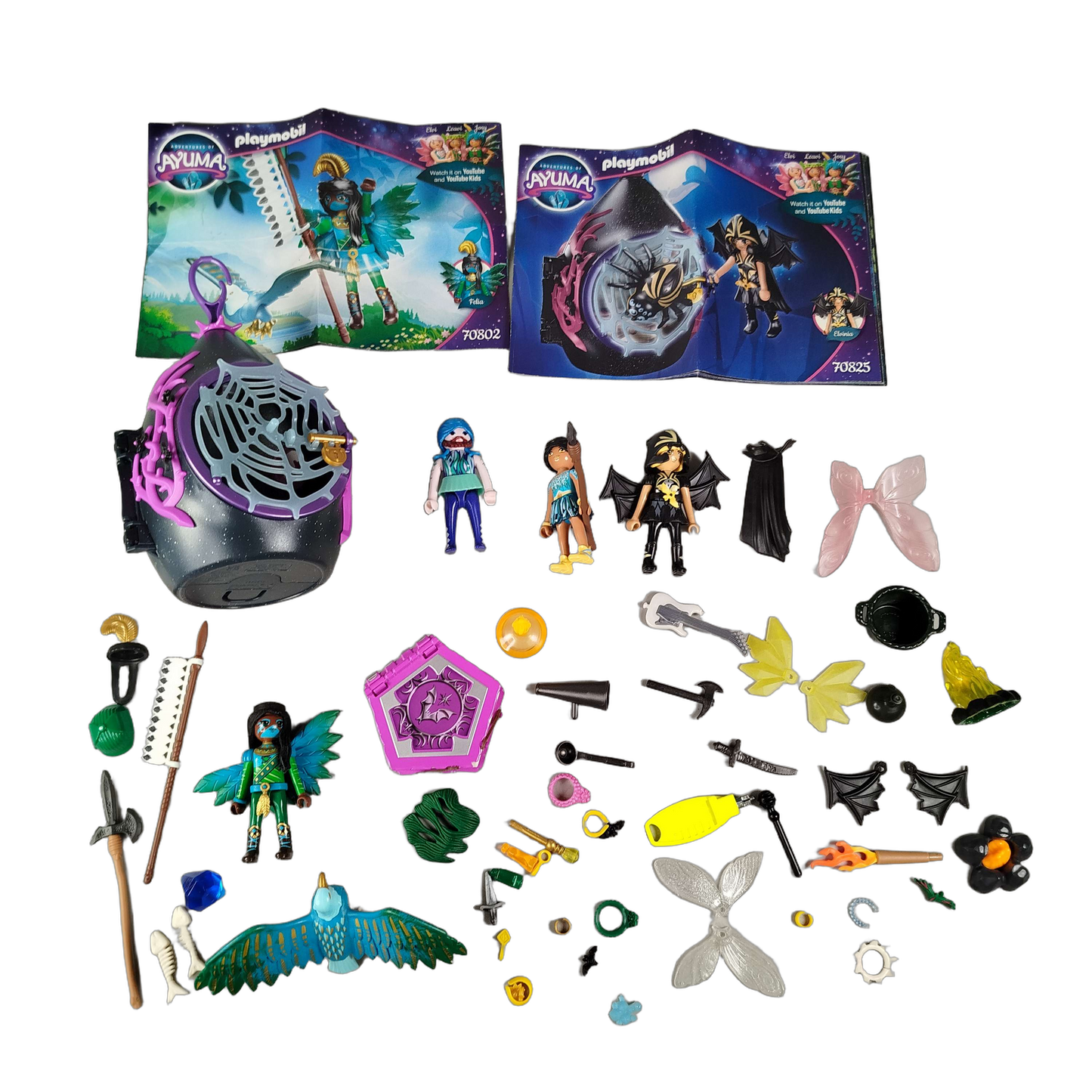 Playmobil Bundle Ayuma Set von 2 70802 70825 Figuren & Zubehör