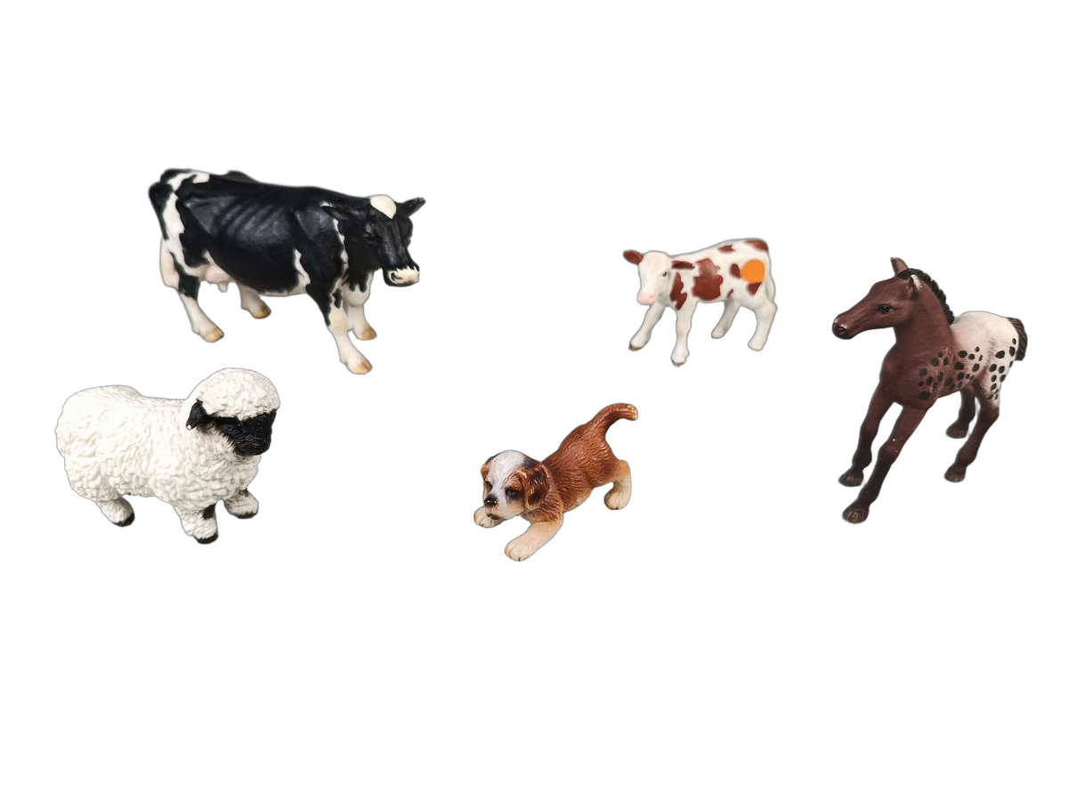 Schleich Tiere Bundle Bauernhof & Vögel 12 Teile Tierfiguren