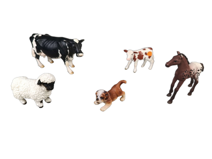Schleich Tiere Bundle Bauernhof & Vögel 12 Teile Tierfiguren