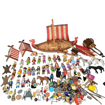 Playmobil Bundle Wikinger Schiff & Figuren