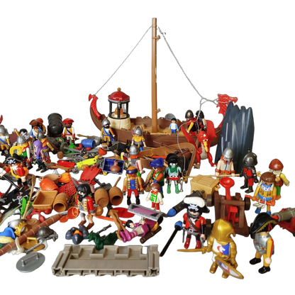 Konvolut Playmobil Wikinger Ritter Piraten ca. 3,5 kg