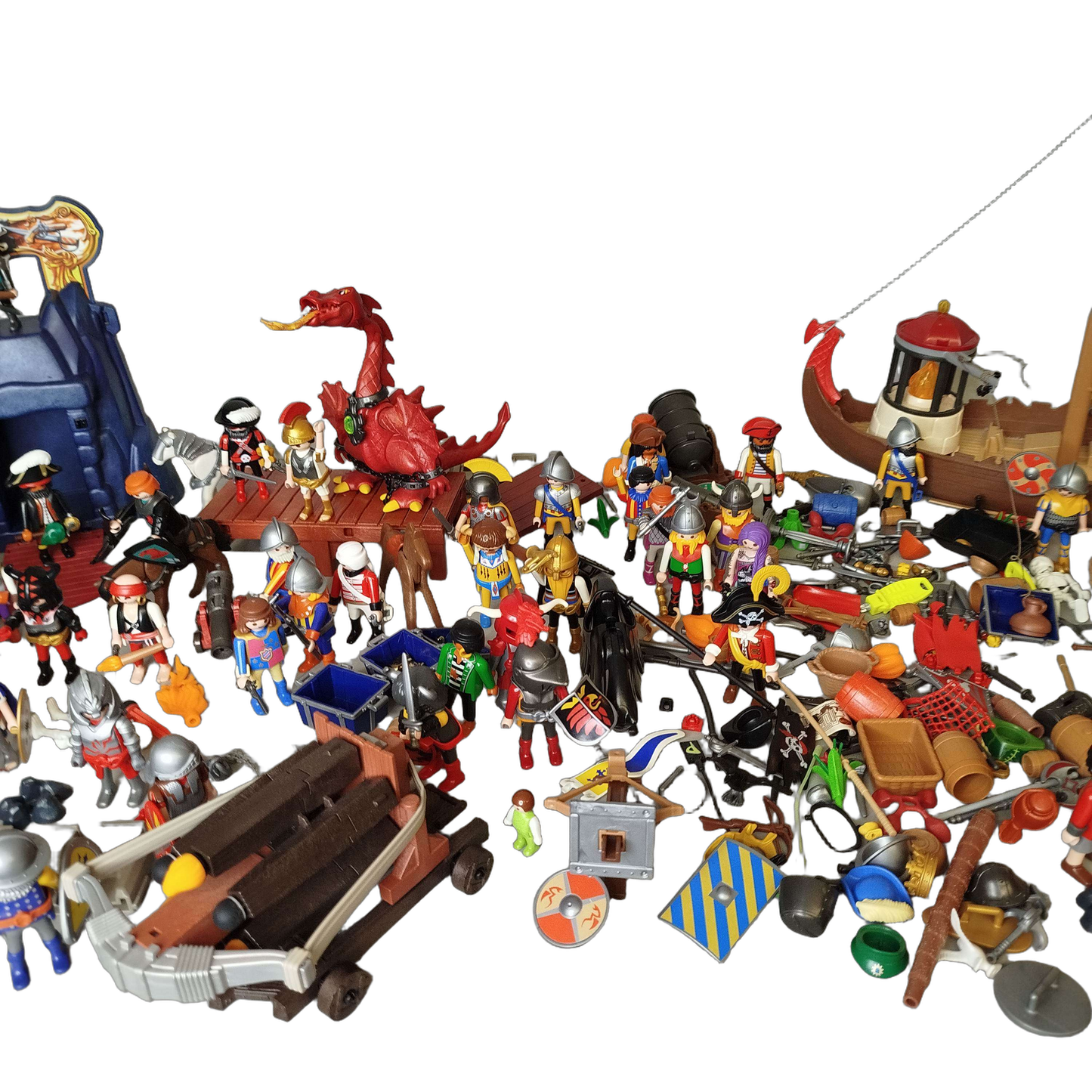 Konvolut Playmobil Wikinger Ritter Piraten ca. 3,5 kg