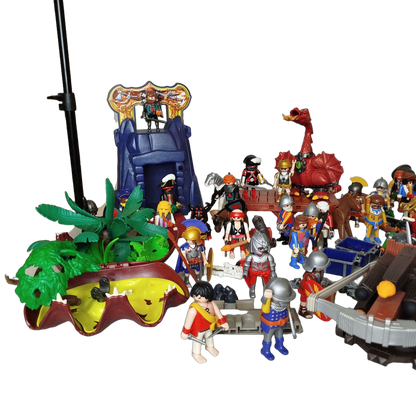 Konvolut Playmobil Wikinger Ritter Piraten ca. 3,5 kg