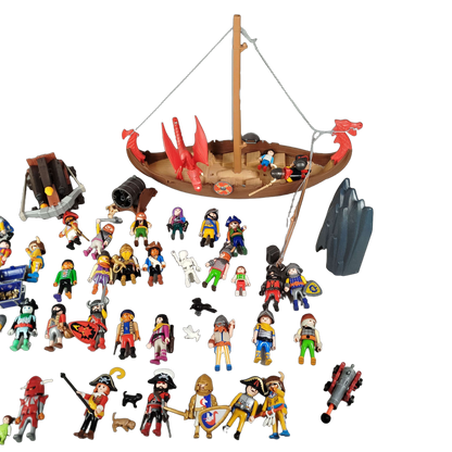 Konvolut Playmobil Wikinger Ritter Piraten ca. 3,5 kg