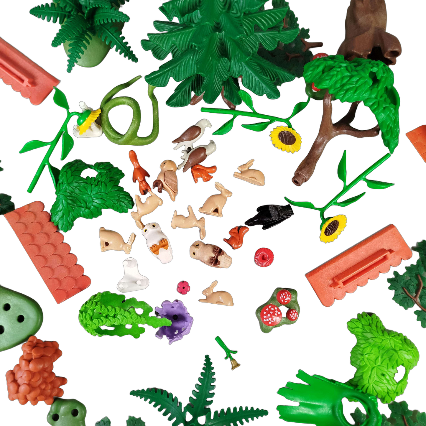 Playmobil Bundle Wald & Natur großes Set Tiere & Waldkulisse
