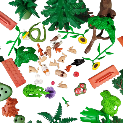 Playmobil Bundle Wald & Natur großes Set Tiere & Waldkulisse