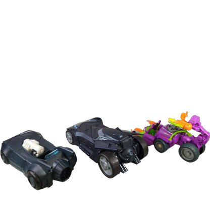 Bundle Batman Set von 8 Actionfiguren & Batmobile Fahrzeuge