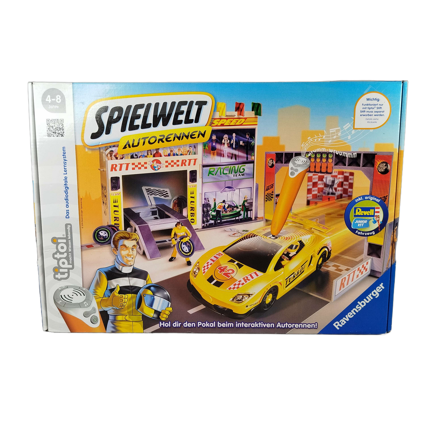 Ravensburger tiptoi Spielwelt Autorennen 00 701 3 Lernspiel