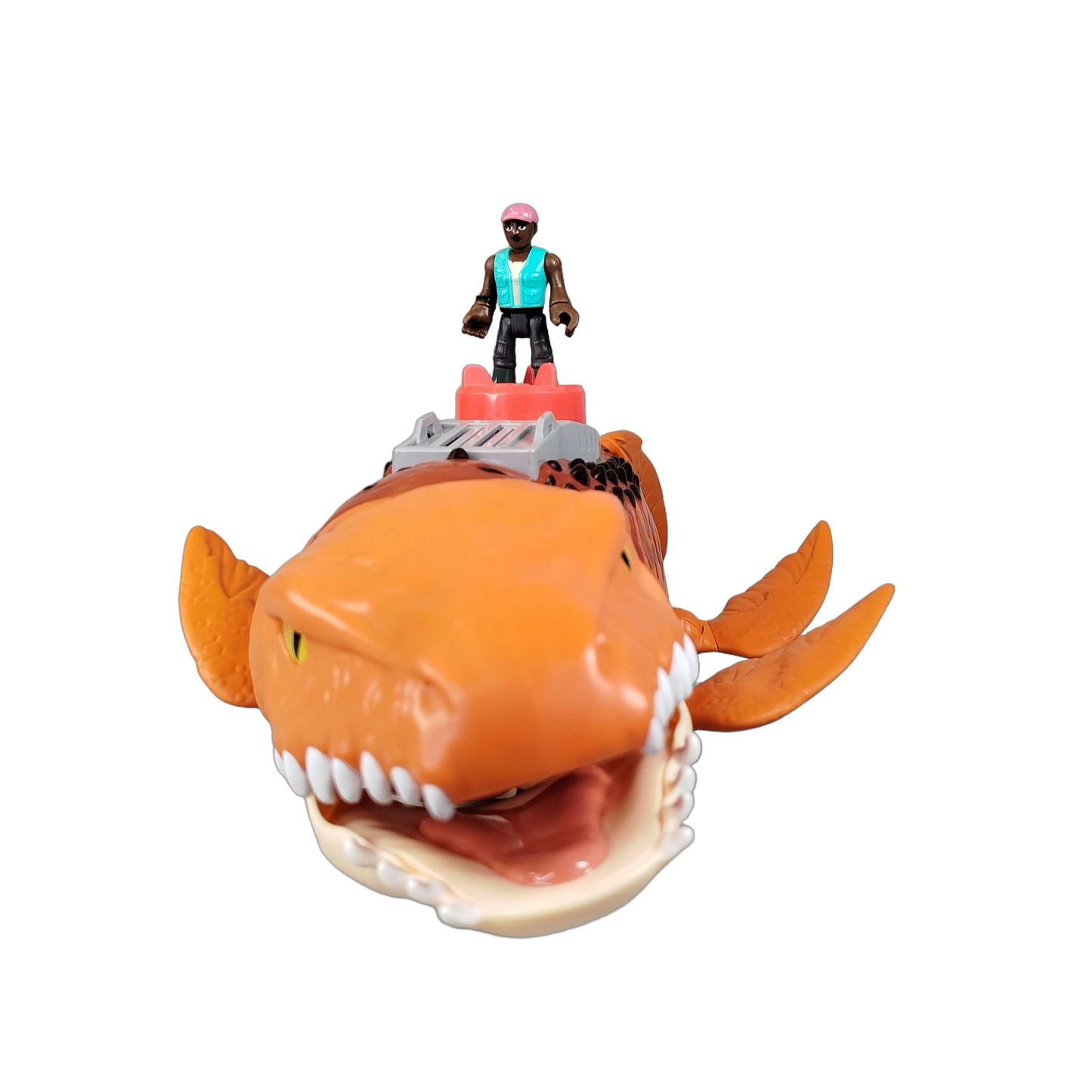 Fisher-Price Imaginext Jurassic World Mosasaurus & Kenji Figuren