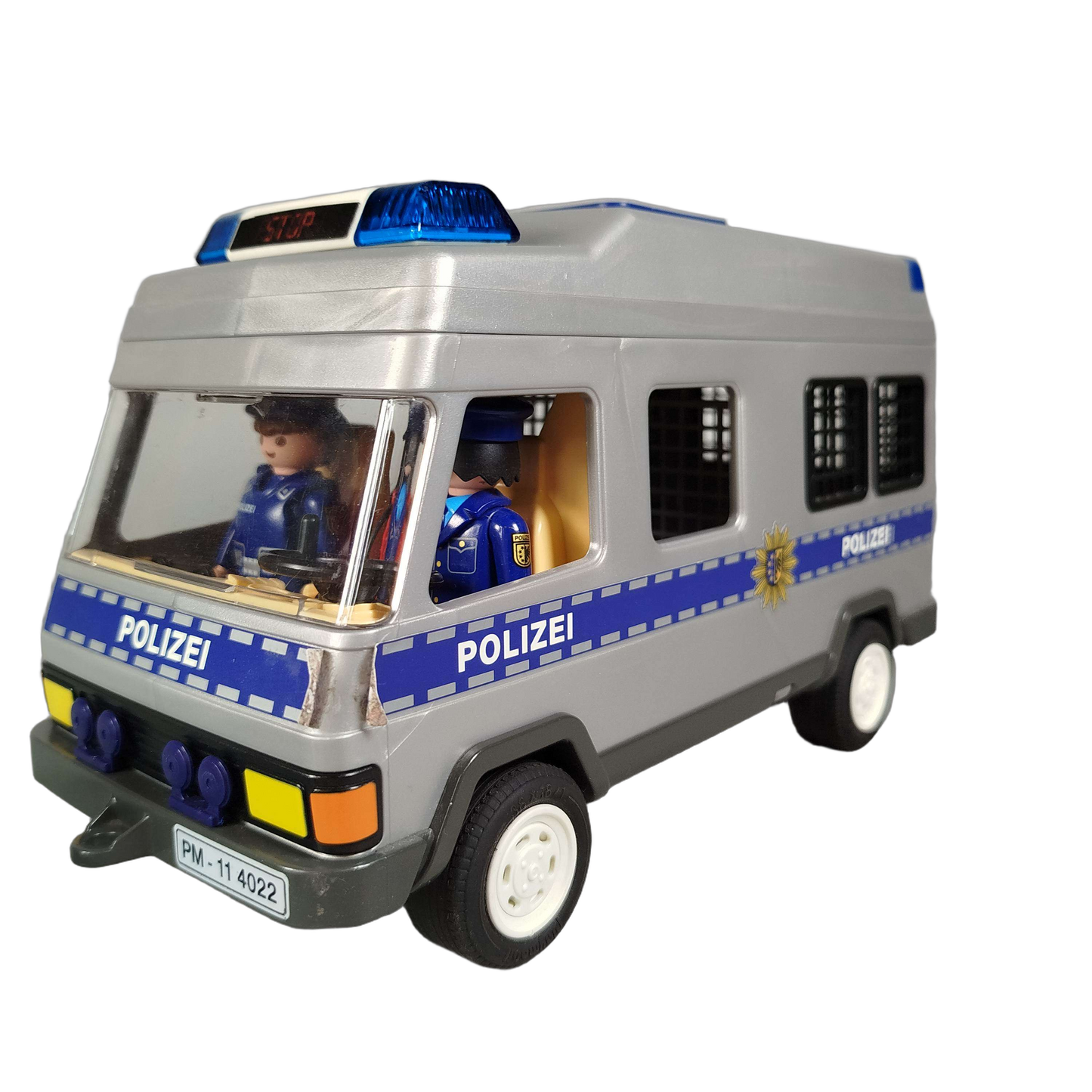 Playmobil Polizei Mannschaftswagen mit Motorrad & 3 Figuren