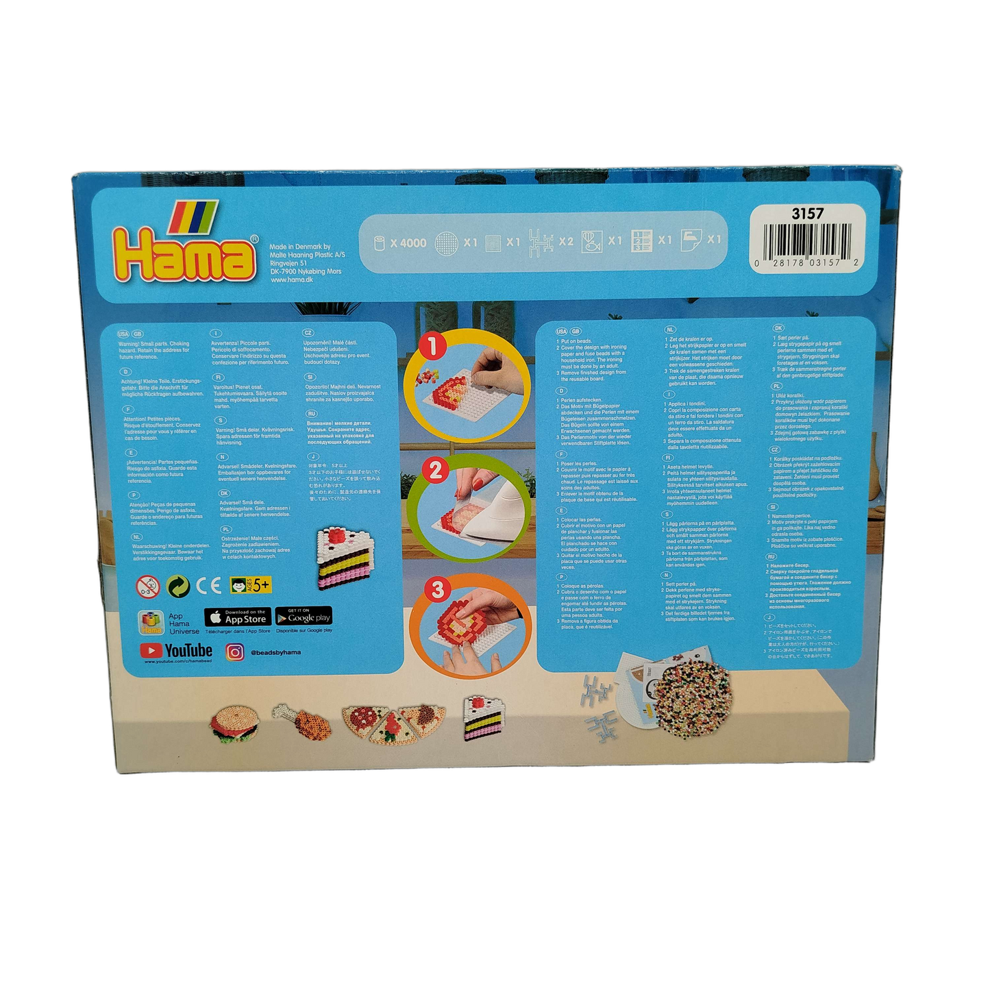Hama Perlen Snackbox 3157 Bastelset Neu
