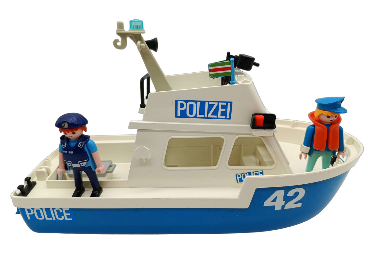 Playmobil 3539-A Polizeiboot mit Zubehör