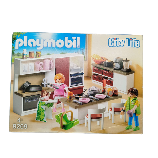 Playmobil Große Familienküche 9269 Spielset Küche & Rollenspiel
