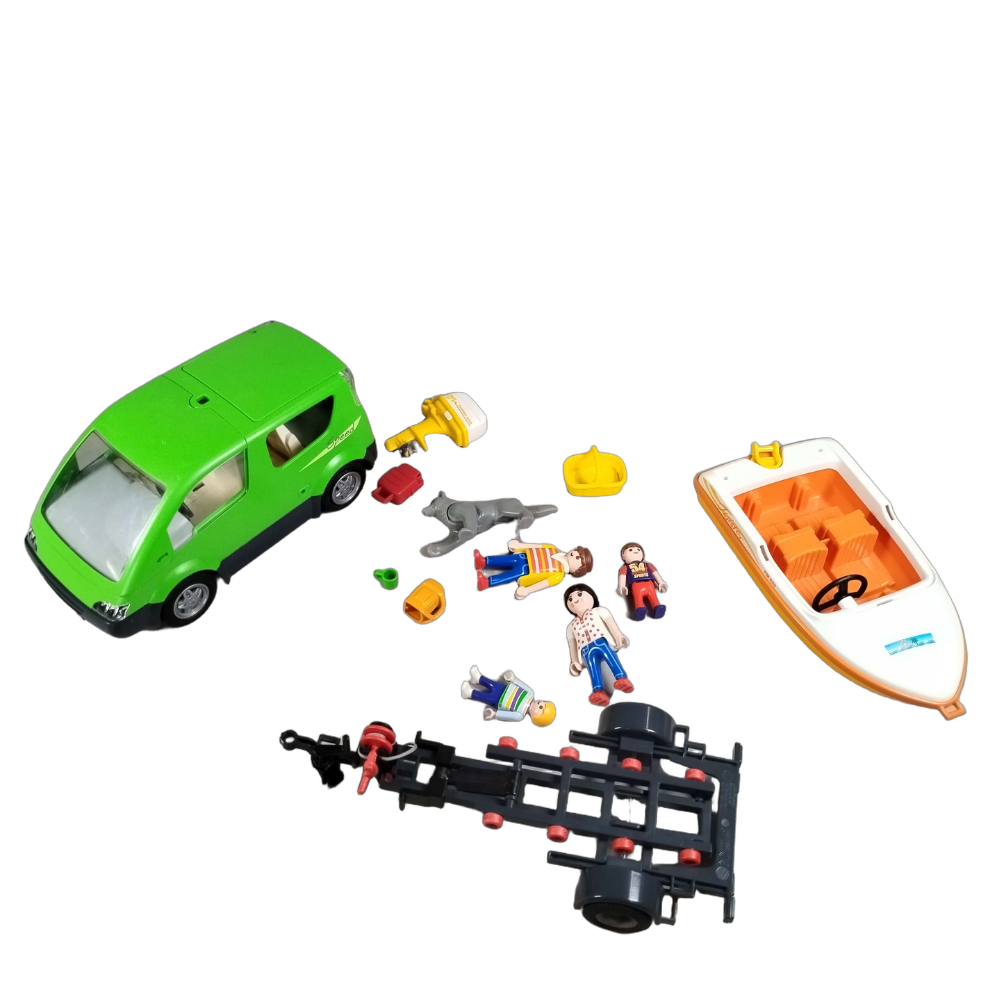 Playmobil 4144 Van mit Bootsanhänger