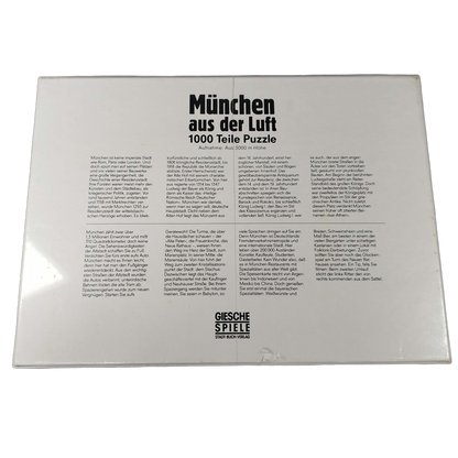 München aus der Luft 1000 Teile Puzzle Neu