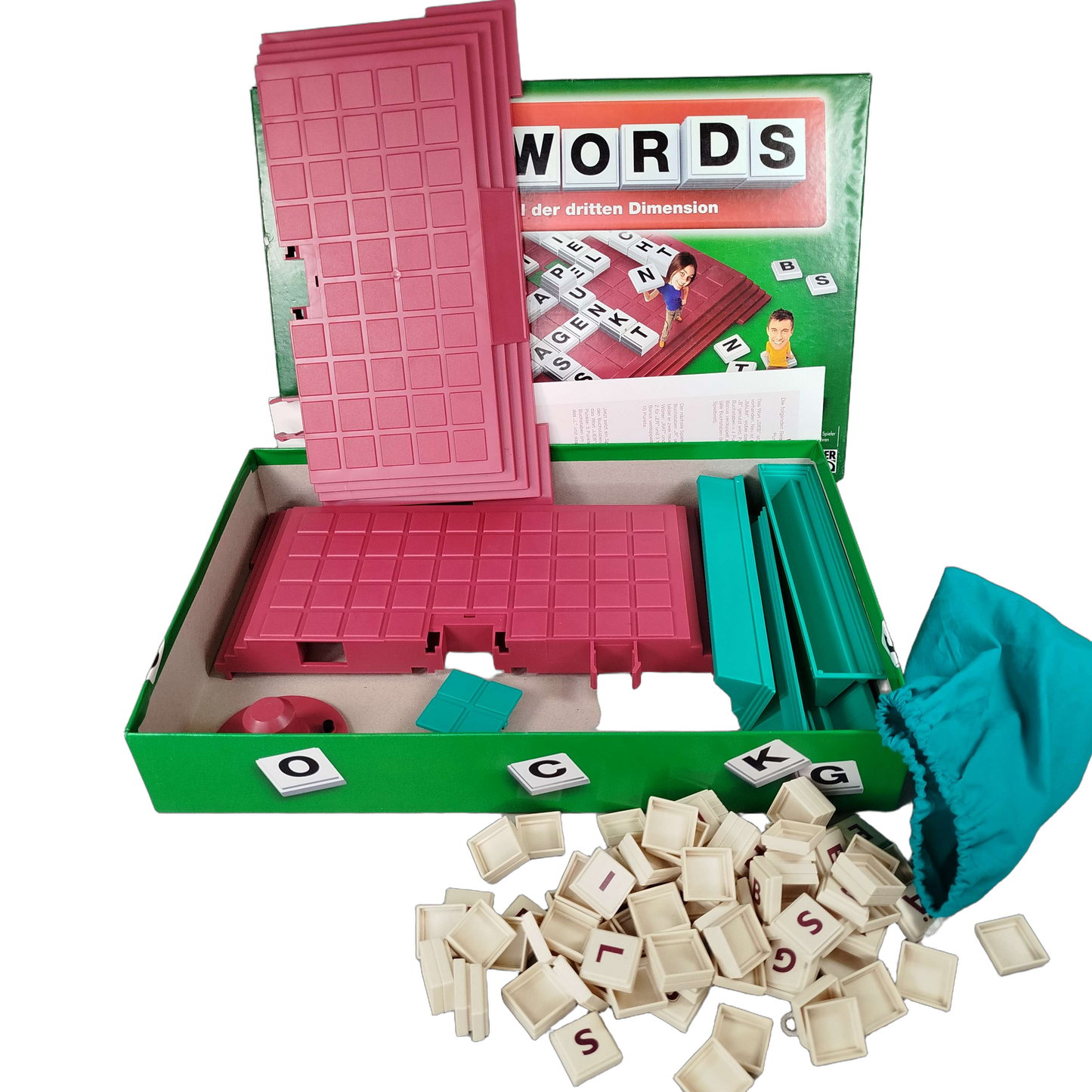 Parker Topwords Brettspiel – Wortspiel 3D