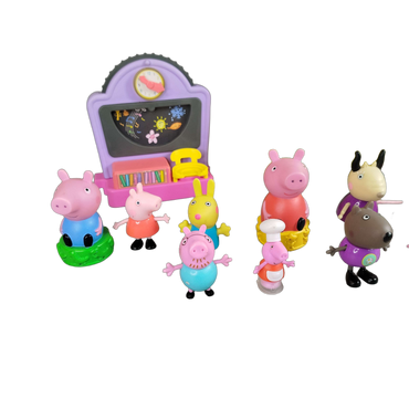 Peppa Pig Bundle Bus Schule & Figuren