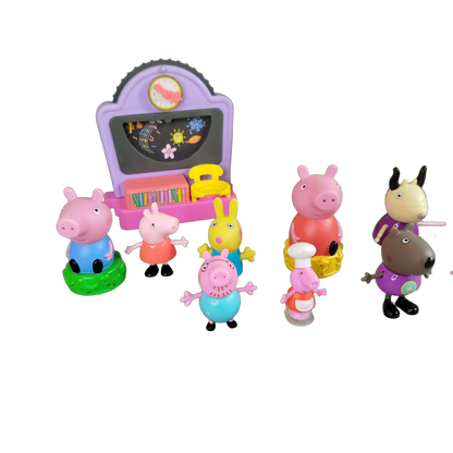 Peppa Pig Bundle Bus Schule & Figuren