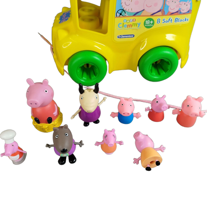 Peppa Pig Bundle Bus Schule & Figuren