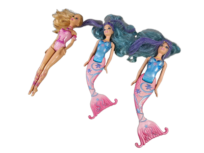 Mattel Bundle Meerjungfrauen & Feen Set von 7 Puppen