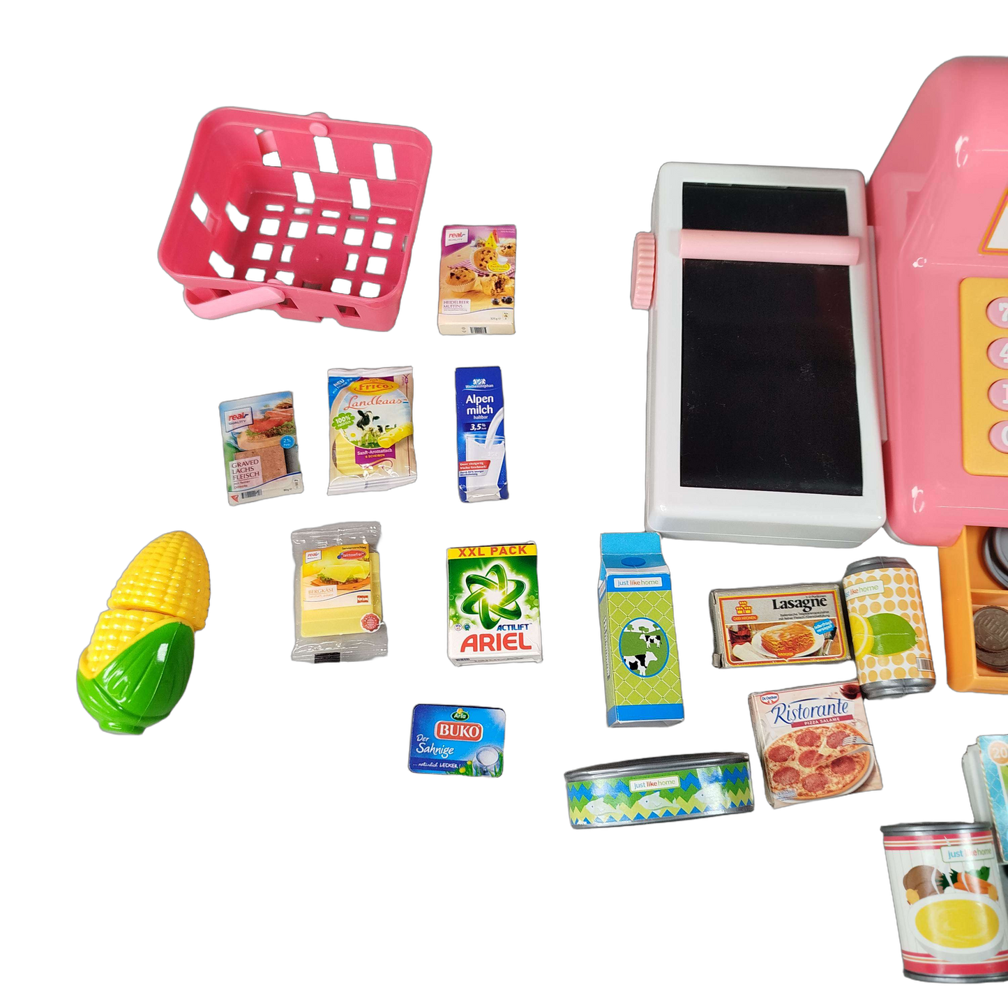 Just Like Home Bundle Kaufmannskasse mit Scanner & Zubehör