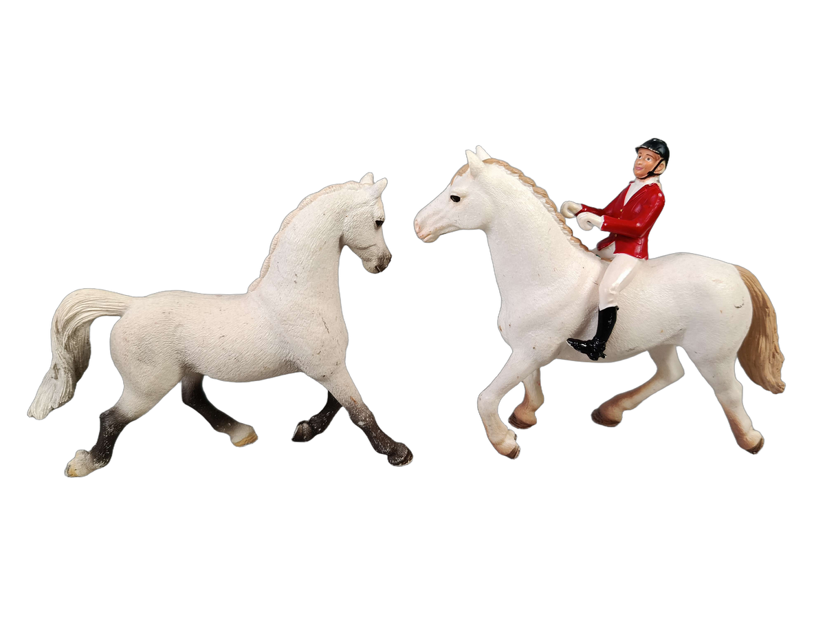 Schleich Tiere Bundle Pferde & Reiter 6 Teile Figuren