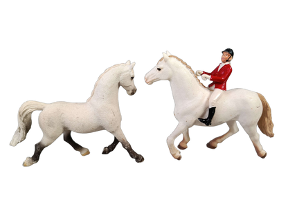 Schleich Tiere Bundle Pferde & Reiter 6 Teile Figuren
