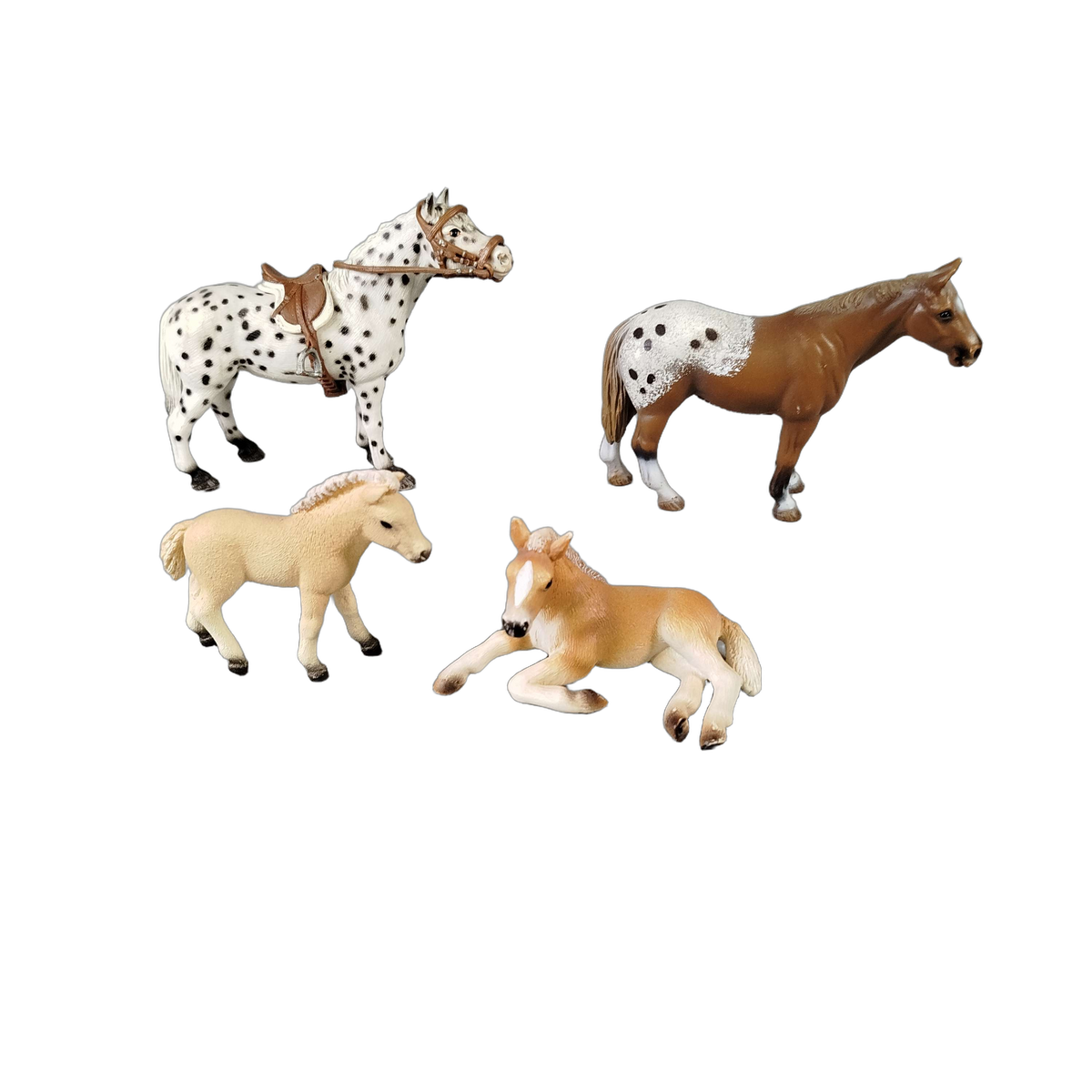 Schleich Tiere Bundle 8 Teile Pferde Fohlen Hund & Reiter Figuren