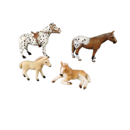 Schleich Tiere Bundle 8 Teile Pferde Fohlen Hund & Reiter Figuren
